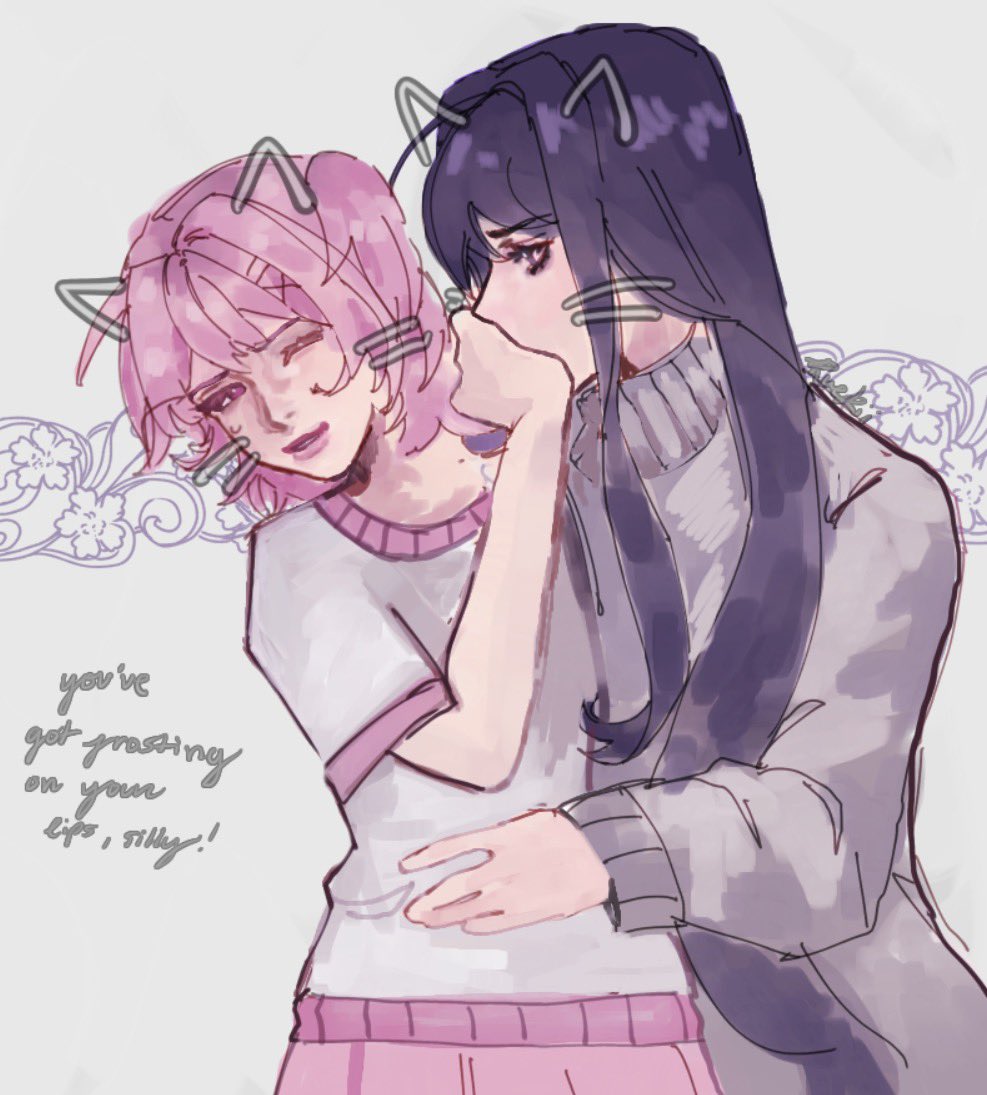 ruekii_'s tweet photo. Natsyuri……mmmmmmmmmmm #ddlc #dokidokiliteratureclub #natsukixyuri https://t.co/k9xXD9JUWm