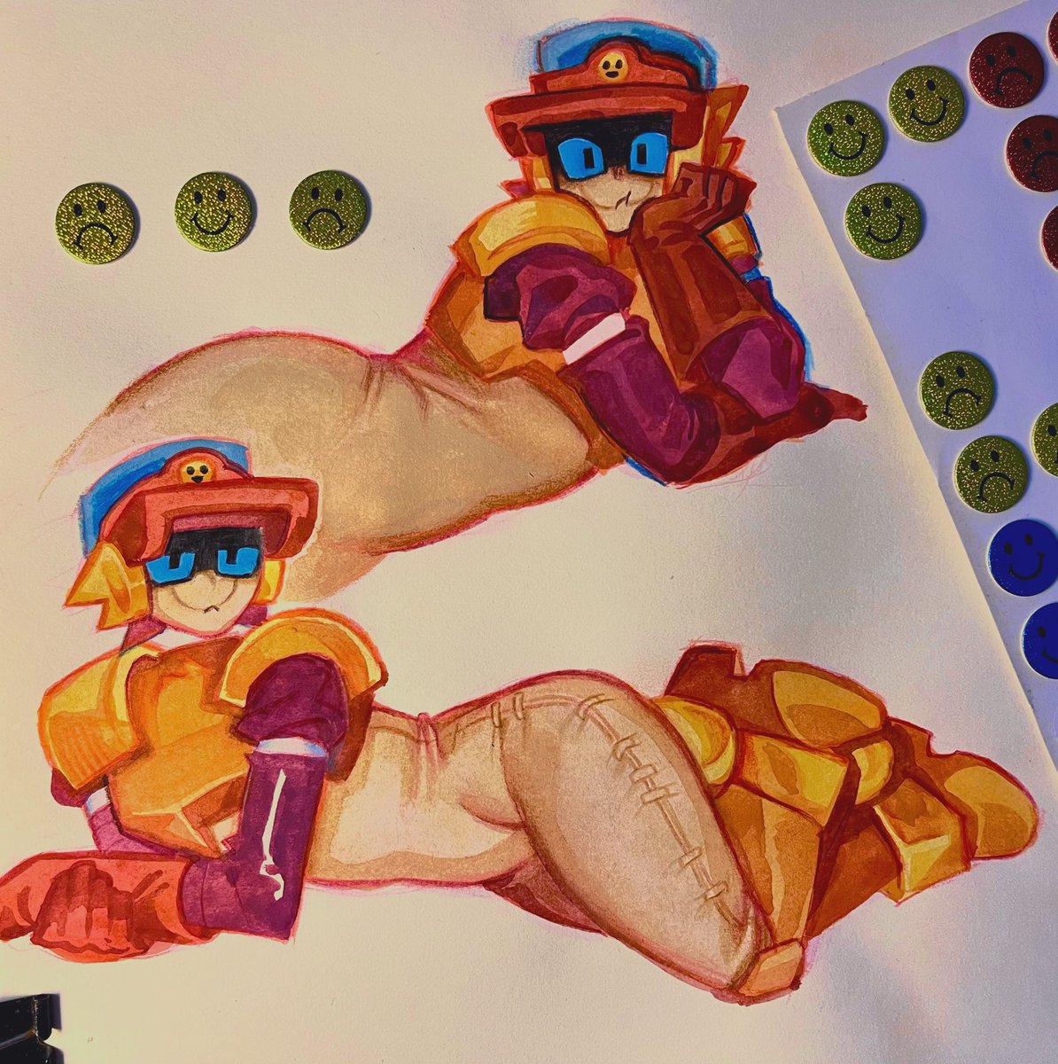 heartzante's tweet photo. i havent done watercolor in so long https://t.co/ubRVNV1NL7