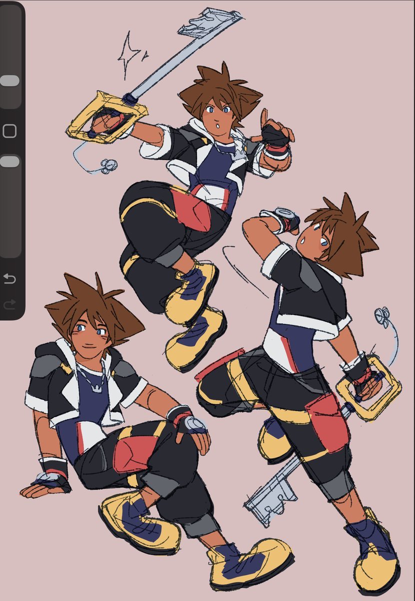 seafloorruins's tweet photo. sora warmup sketches #kh https://t.co/AhUpQGUCL4