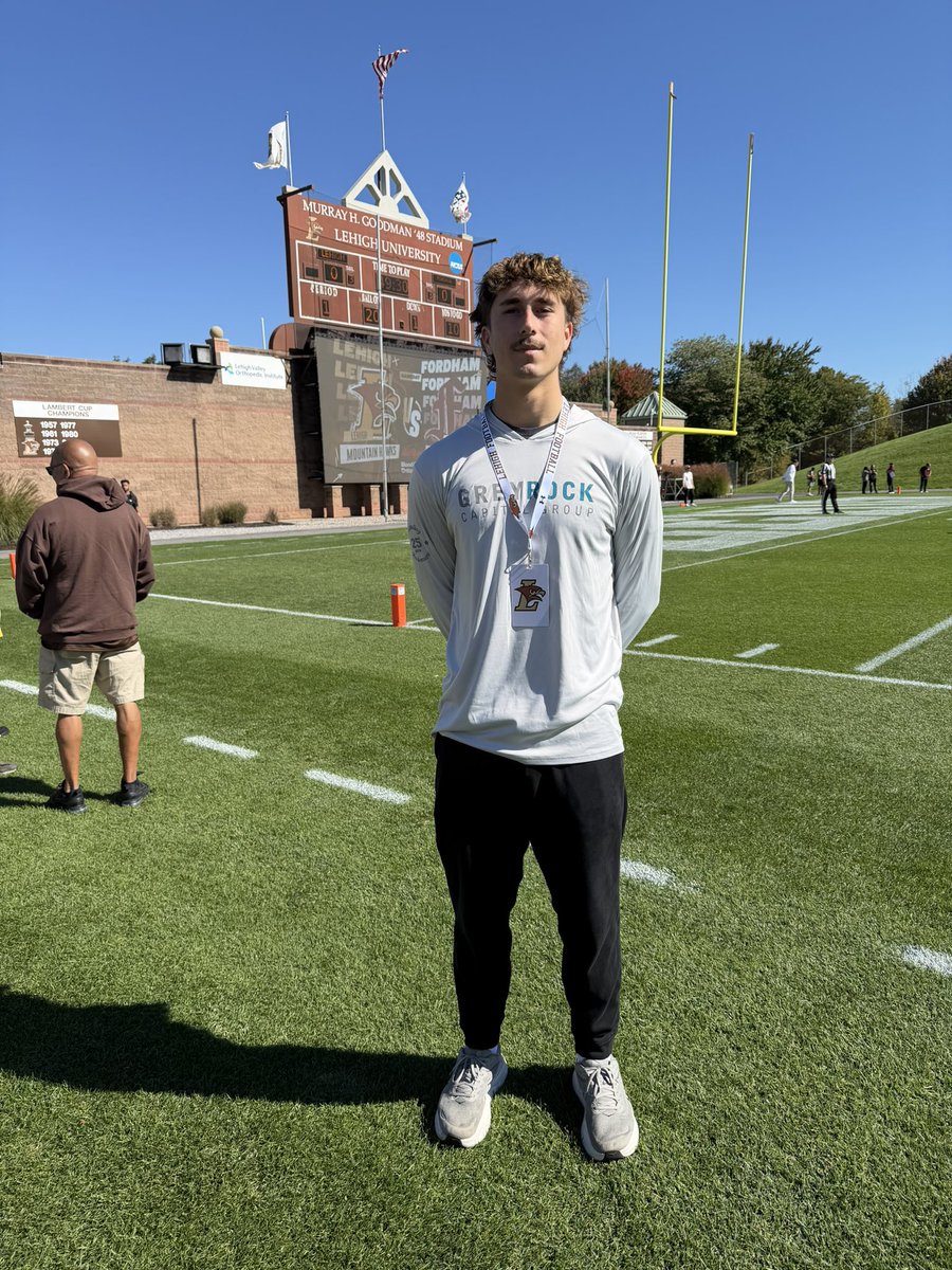 ThorHwasta's tweet photo. I had a blast at @LehighFootball thank you @jeffcomissiong for the invite great win! https://t.co/bF6UwFmZya