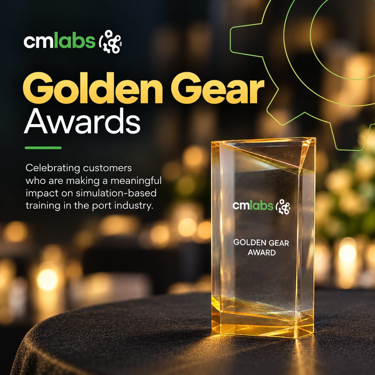 vxsim's tweet photo. Tonight at the Port User Conference, we celebrated the very first Golden Gear Awards! 🏆⚙️

We introduced them to recognize customers who are making a meaningful impact on simulation-based training in the port industry.

Congratulations to all the recipients!

#CMLabsPUC26 https://t.co/XtcwqcqtlF