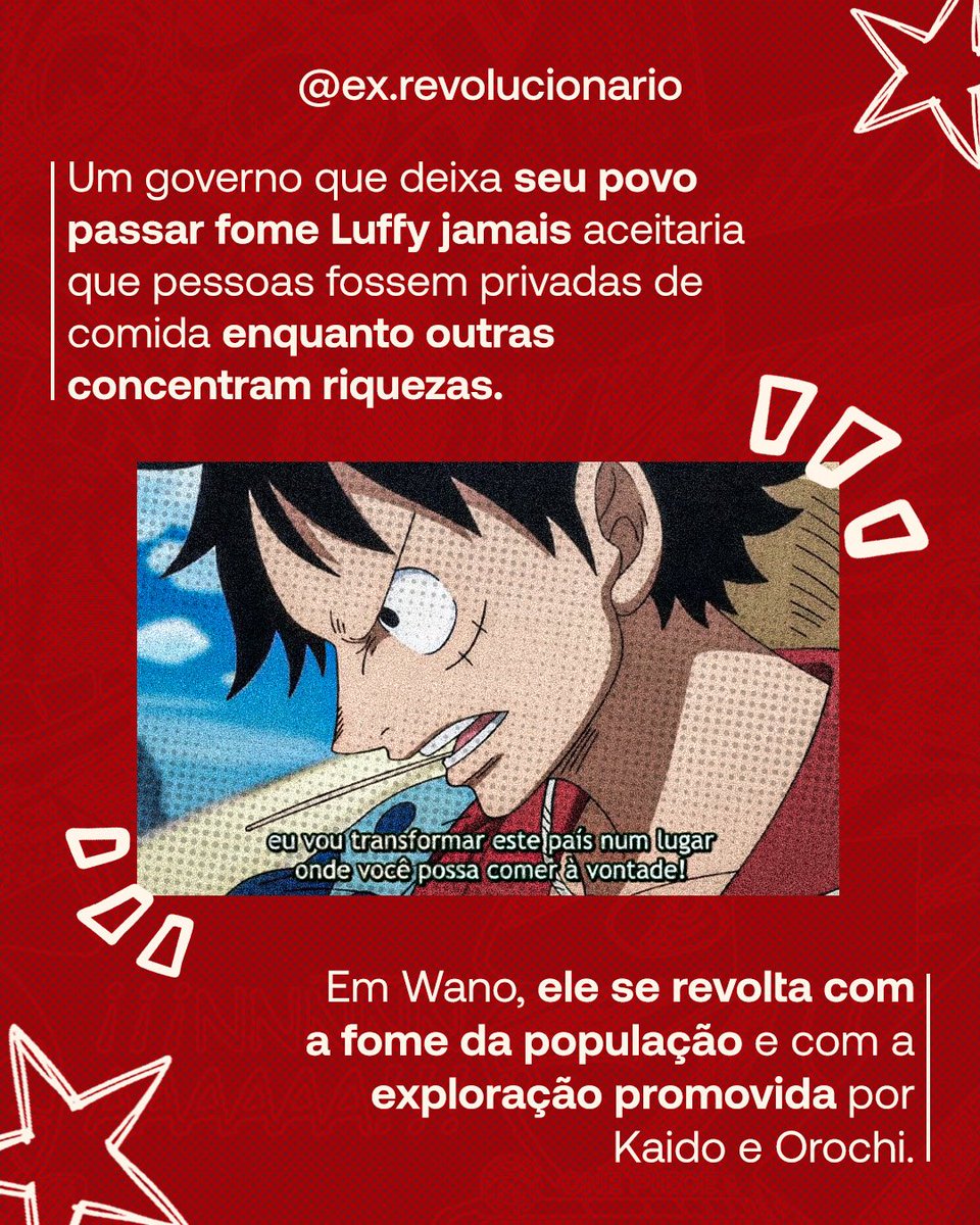 D_Shandora's tweet photo. O que o luffy não apoiaria em um governo? 

Isso precisa chegar em todo fã de One Piece. https://t.co/bEtjDWP9HC