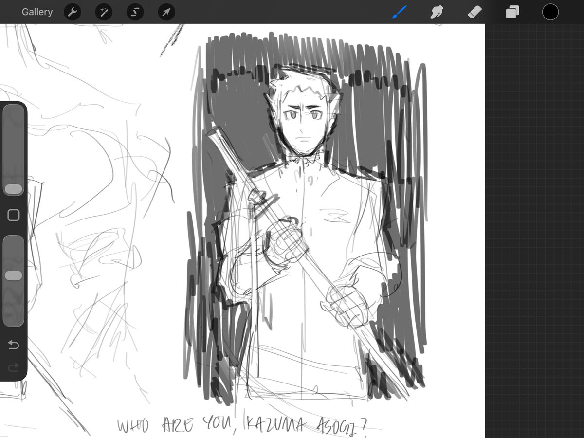 fishromances's tweet photo. ryuu doodles 
he is fun to draw when im procrastinating ^_^ https://t.co/19Bhi5QvaO