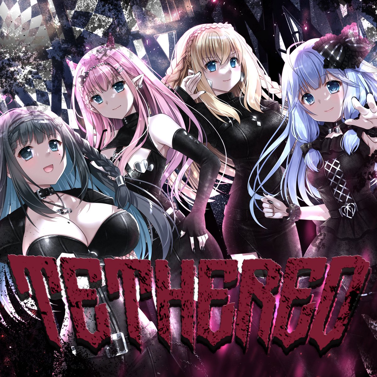 EONIA_ch's tweet photo. VTuber Idol Group EONIA's 5th Original Song 「Tethered」premieres this Friday! https://t.co/4fpXmXo1Fi