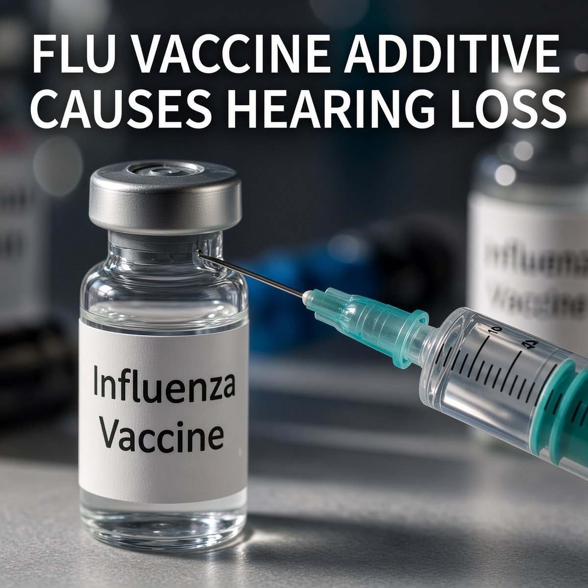 ValerieAnne1970's tweet photo. NEOMYCIN — THE HIDDEN VACCINE ADDITIVE CAUSES PROFOUND HEARING LOSS & TINNITUS

This toxic antibiotic additive paralyzes and destroys the nerves in your inner ear.

It’s not rare and it's not theoretical. It’s happening — and they’ve known for decades.

Black Box Warning (FDA’s strongest alert):  
“Profound, irreversible deafness, hearing loss, and tinnitus have been reported… even at recommended doses.”  
The Black Box Warning also warns of neurotoxicity and kidney failure.

Neomycin (and/or Kanamycin) is in these vaccines:
• Flu shots (7 out of 9 brands)
• DTaP & TDaP
• MMR
• Hepatitis A
• Polio (IPV)
• Chickenpox, Rabies, Smallpox, Monkeypox

The “coincidence” stats are exploding:
• Childhood hearing loss has doubled since 1990
• 75% of children under 3 now suffer ear infections
• 1 in 4 adults has debilitating tinnitus
• 1 in 2 adults over 60 has significant permanent hearing loss
• 79% rise in chronic vertigo
• Over 1 million cochlear implants placed
• U.S. hearing aid market hit $5 BILLION in 2024

They create the damage… then sell you the expensive “solution.”

This is printed on the package inserts and reported in published the medical literature.

If you or someone you love has been hearing-injured after vaccines, the damage may not be permanent. Many are reversing symptoms with targeted detox.

The era of blind trust is over. Read the inserts. Question every injection and say NO to shots. Protect your ears — and your children’s.

This is one of the most under-reported scandals in modern medicine... your hearing is worth more than their profits.