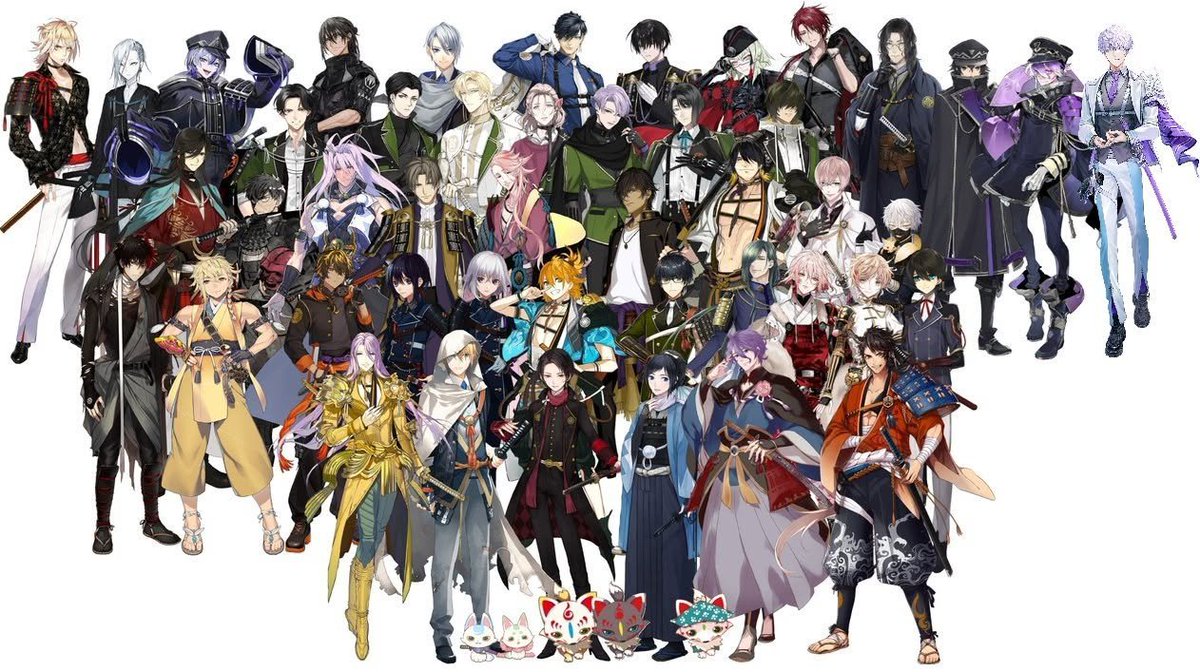 SaniwaKnight28's tweet photo. 我的刀男家人們(2026/10/7+桃太郎祐定 https://t.co/11RXXzeu8l