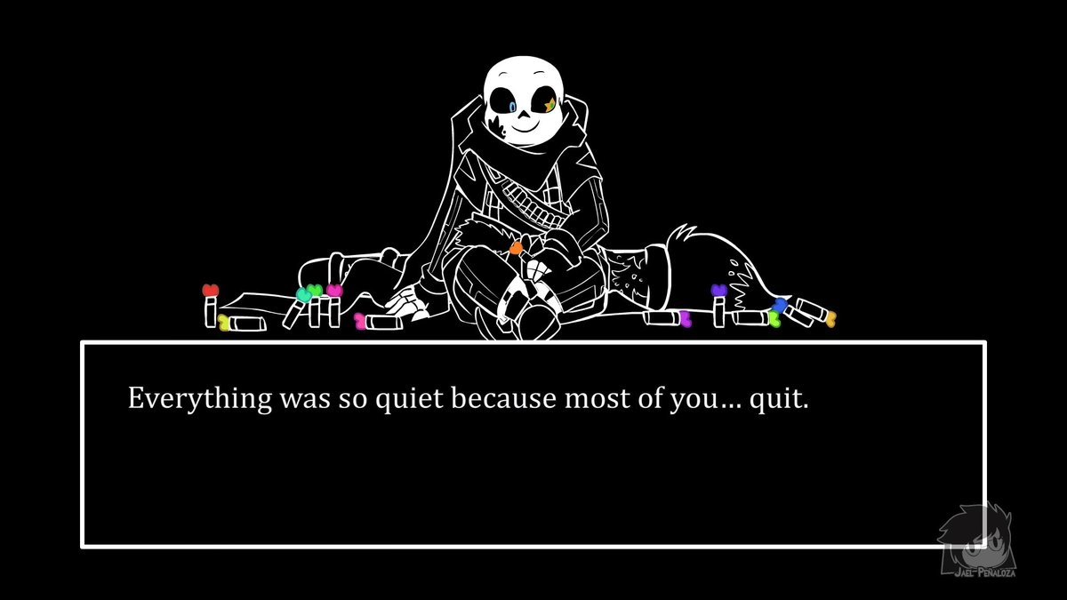 canvyy's tweet photo. I think smts these beliefs come from ppl forgetting that the multiverse in Underverse was already dying before the series even started. Hell, half of the AUs were wiped out by their own creators and Error gained easy access to the rest of them too. Ofc he's going to take- (1/8) https://t.co/UpVOBG8VJw