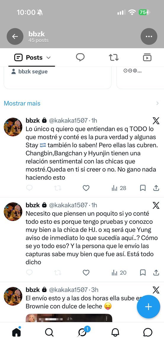Minnieemong's tweet photo. Che, me mandaron esto por privado.

Está ya no es como la otra chica que en Instagram aclaró que era bait, esta boluda ya está inventando y afirmando cosas totalmente randoms y falsas

Si pueden denunciar la cuenta, mejor

https://t.co/vRPErFiHXP https://t.co/9pmcRb8iJo