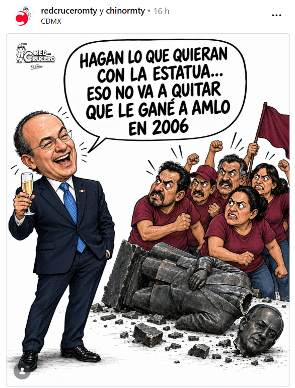 IrvingGatell's tweet photo. Se la pelan a Calderón. https://t.co/9tLLwcVIRZ