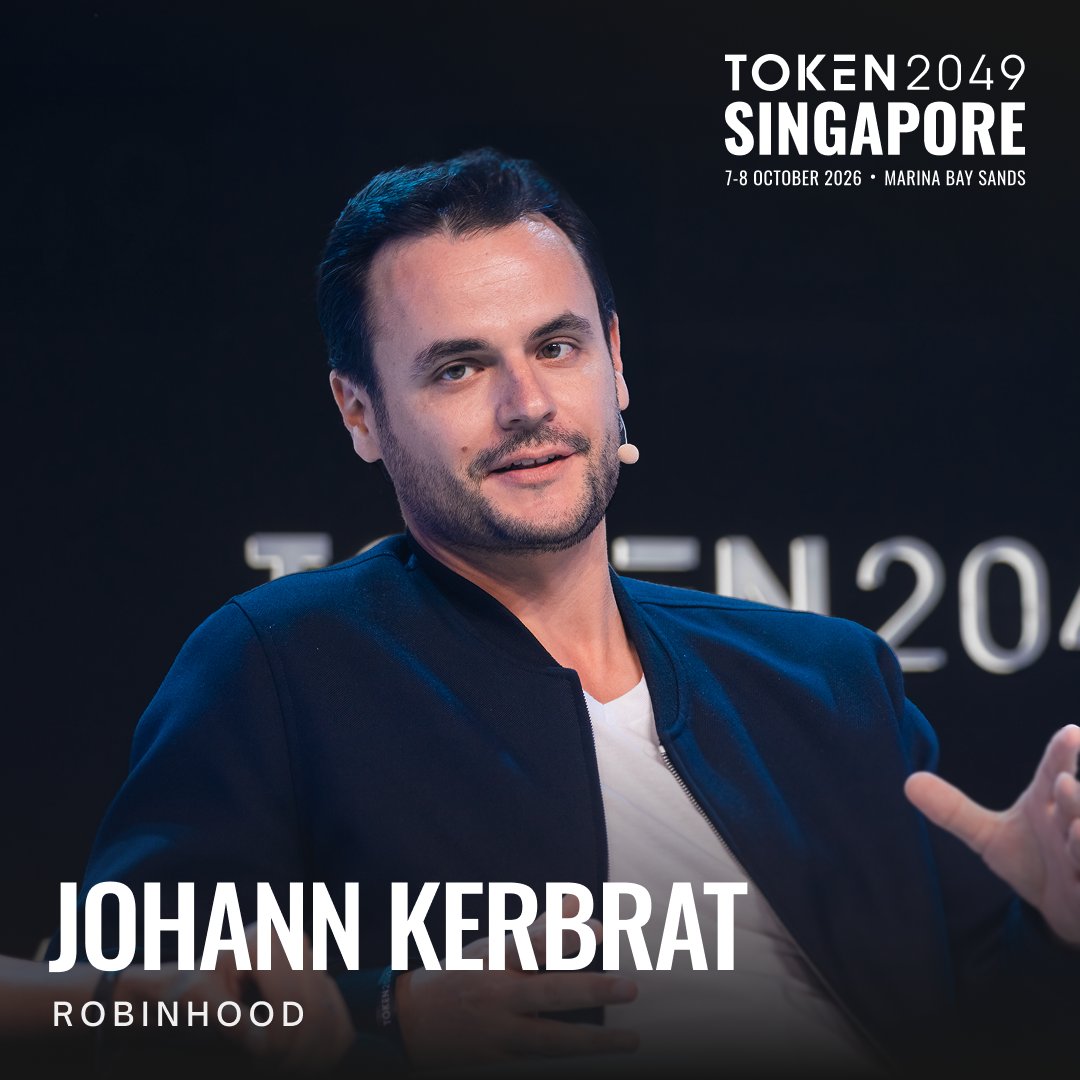 JohannKerbrat's tweet photo. Next stop: @TOKEN2049 Singapore.
Day 1: a fireside with @cryptomanran founder of Crypto Banter.
Day 2: talking RWAs with @ethereumJoseph & @TrustlessState, then "The Speculation Age" with @gametheorizing, @HadickM & @akshaybd.
Robinhood Chain hits 100 days this week. Lots to cover. Hope to see you there.