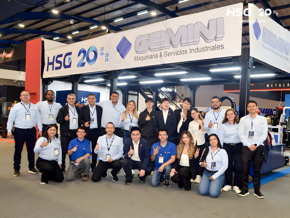 hsglaserchina's tweet photo. #HSGLaser FIB 2026 Bogotá has officially wrapped up!  C‑Series fiber laser cutter and FMW handheld laser welder captured plenty of attention.  Sincere appreciation to our Colombian distributor
@geminicolombia  

for the great collaboration throughout the exhibition.  #FIB2026 https://t.co/nSSja3plGn