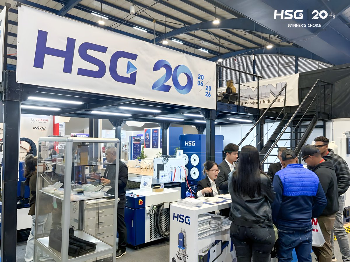 hsglaserchina's tweet photo. #HSGLaser FIB 2026 Bogotá has officially wrapped up!  C‑Series fiber laser cutter and FMW handheld laser welder captured plenty of attention.  Sincere appreciation to our Colombian distributor
@geminicolombia  

for the great collaboration throughout the exhibition.  #FIB2026 https://t.co/nSSja3plGn