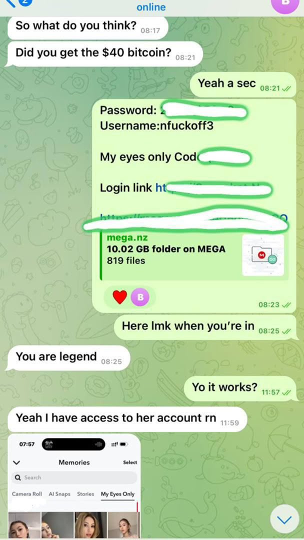 kmhnadi's tweet photo. Send in username if you wanna gain access to her eyes only without her noticing. I can hack in and get all her snap details downloaded and forwarded to you

Text me now👇👇
https://t.co/WxIJhe2jYn https://t.co/Jv6RS8nrfW