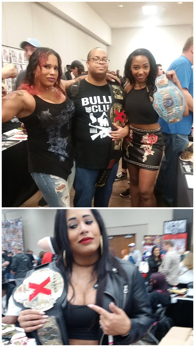 MarvelousWolf13's tweet photo. I remember several years ago back in 2017 at WC @NylaRoseBeast wanted to challenge me in a "Rules of Rose" match for my X-Division title. She never said what that match was. Lol. Love you!! I'm still down for that match haha 😅😆 https://t.co/x5xSg5ukNf