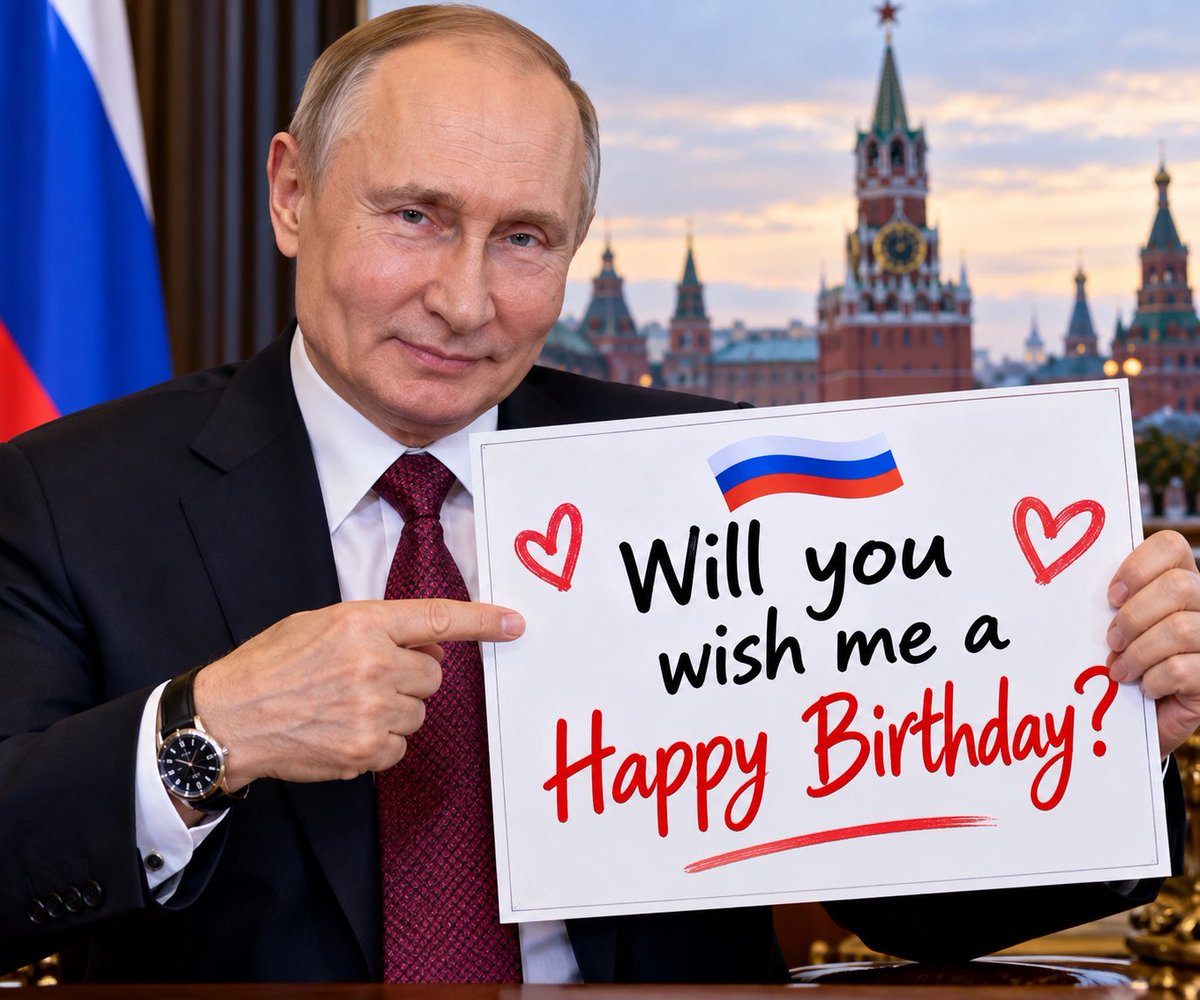 RussianForce_'s tweet photo. 🎂🇷🇺 A Special Day for Russia!

Russian President Vladimir Putin turns 74 today. 🎉

If you could send him one birthday message, what would you say ? https://t.co/vYuzHJX9LL