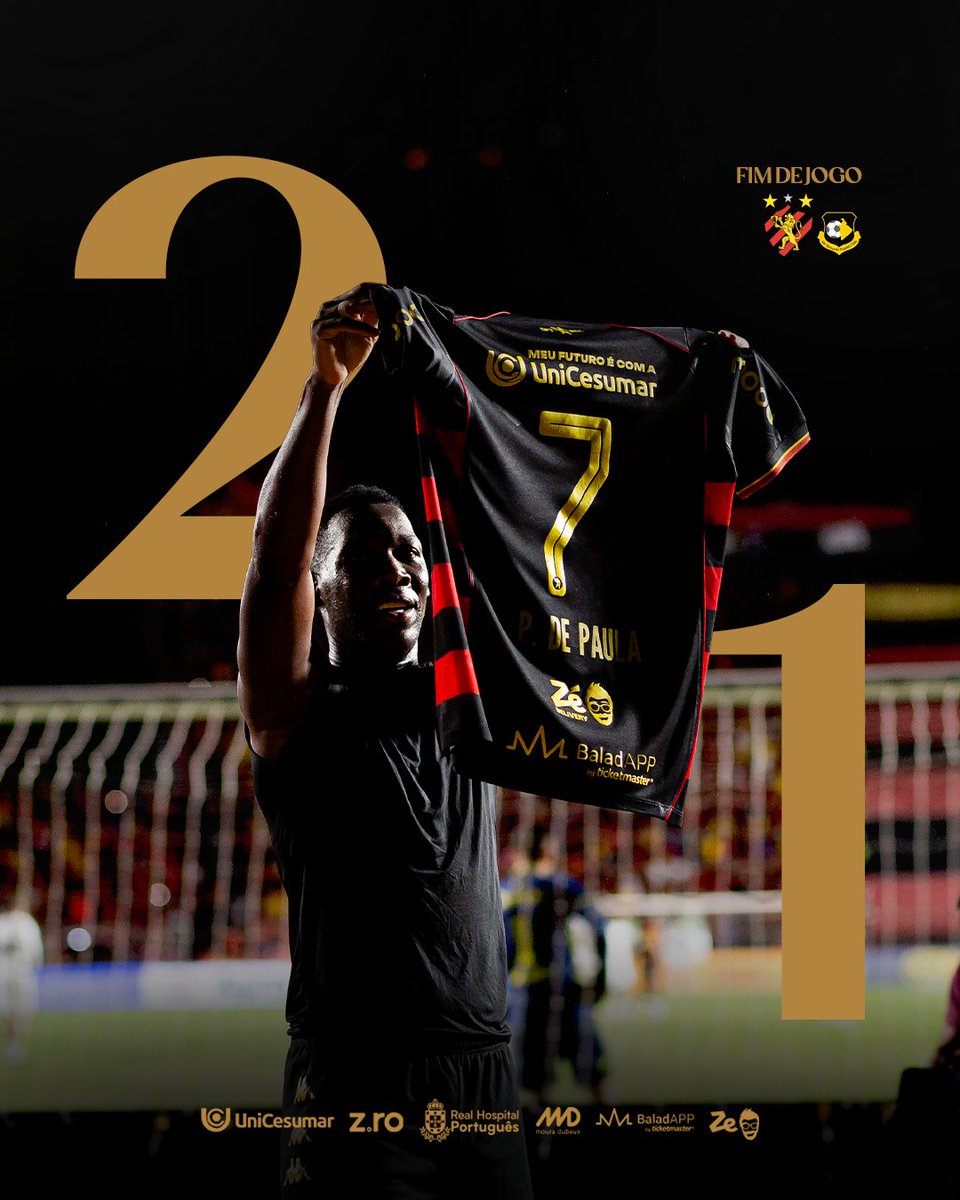 sportrecife's tweet photo. APOIO ABSURDO DA TORCIDA E VITÓRIA DO LEÃO! 

PATRICK DE PAULA MARCA GOLAÇO NO FIM E O SPORT VENCE POR 2 A 1! NETO PESSOA MARCOU O PRIMEIRO GOL! VAMOOOOSSSSSS! https://t.co/CSV8DRcujU