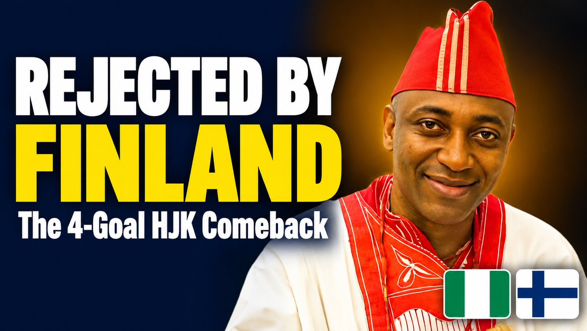 IkebudeStephen's tweet photo. 32 Years in Finland: 7 Clubs, Racism, Broken Contracts &amp; Why He’s Going Home Being The First African To Play For HJK Helsinki

Nigerian Obiora Aniche shares his football migration story.

Watch full video: https://t.co/k141KIQabi https://t.co/daL5wJVnIu