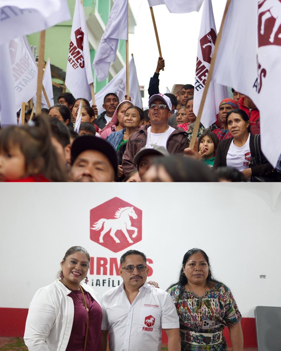 firmesgt's tweet photo. 🐎 El fin de semana nos dejó grandes momentos en el municipio de San Rafael La Independencia. 🇬🇹

Una nueva sede, una jornada de capacitación y afiliación y, sobre todo, más personas decididas a dar un paso al frente por su comunidad y por Guatemala. 🫡 https://t.co/QvzHIPC8oj