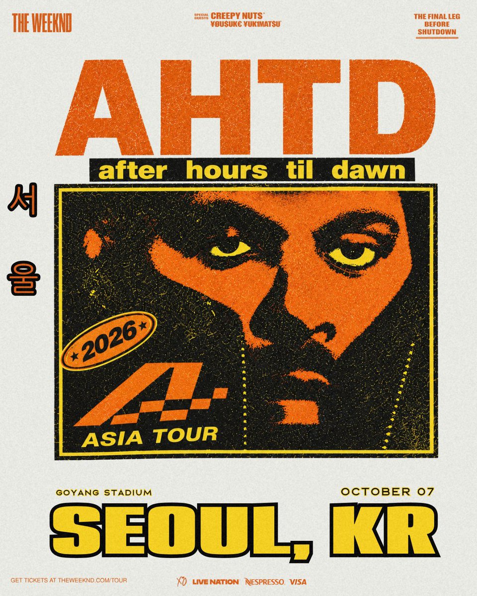 QGTheWeeknd's tweet photo. SHOW 01, SEOUL 🇰🇷 https://t.co/nmkHWrTMpf