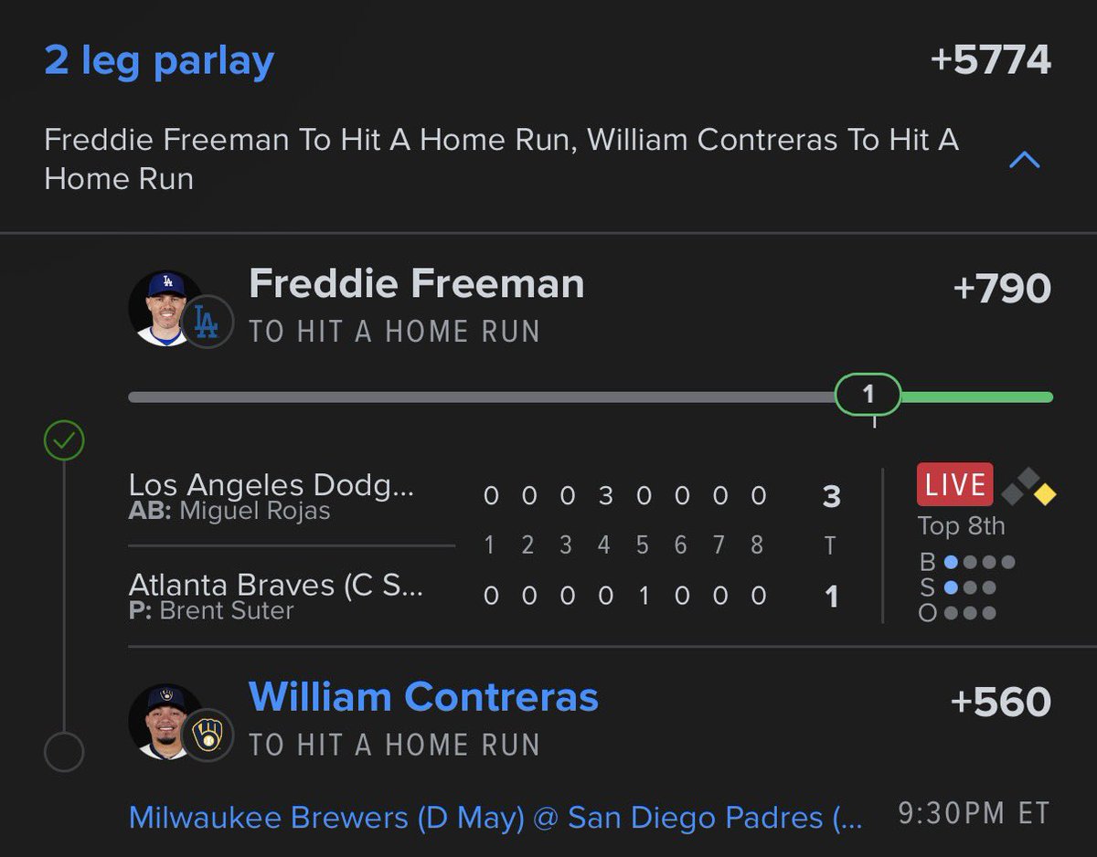4Kslipz's tweet photo. $350 GIVEAWAY WHEN CONTRERAS DOES IT 4 US AGAIN THESE PLAYOFFS 🤯

VIP HAS A REAL GOOD ONE LOADING👨‍🍳

FREDDIE FREEMAN ✅ https://t.co/PM6qjceKI0