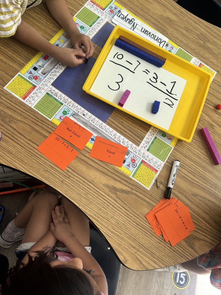 MsDickerson1st's tweet photo. Balancing equations is no easy task! Our @MSTMAGNET students are using a pan balance and cubes to make abstract math concrete—building persistence, reasoning, and a deeper understanding of equality. ⚖️🧮 #RISDDreamOn https://t.co/iaijteW7jA