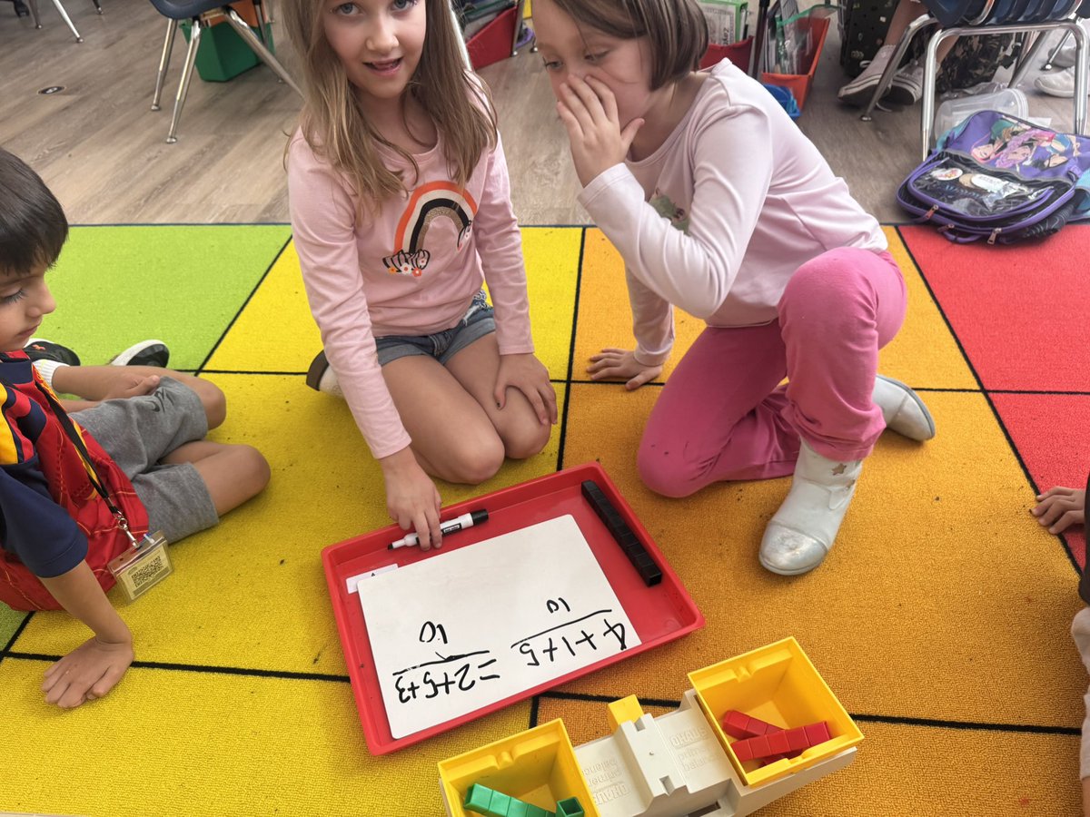 MsDickerson1st's tweet photo. Balancing equations is no easy task! Our @MSTMAGNET students are using a pan balance and cubes to make abstract math concrete—building persistence, reasoning, and a deeper understanding of equality. ⚖️🧮 #RISDDreamOn https://t.co/iaijteW7jA