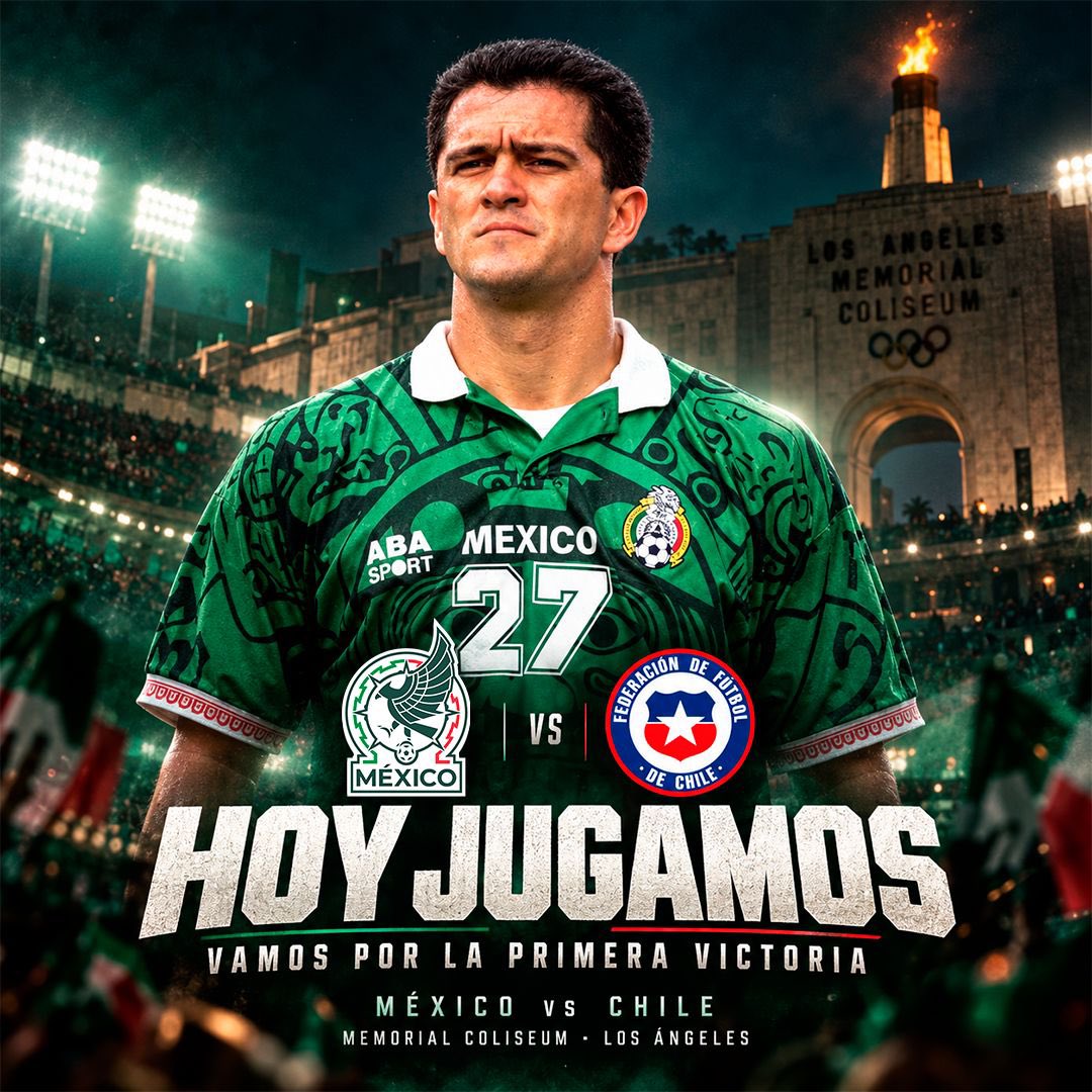 CHermosillo27's tweet photo. ¡Hay que ir por el triunfo esta noche! ¡Vamos, México! 🇲🇽👊🏻

Rafa Márquez y la Selección esta noche contra Chile, ¿qué esperan de este partido? https://t.co/ZdoTSBrOHW