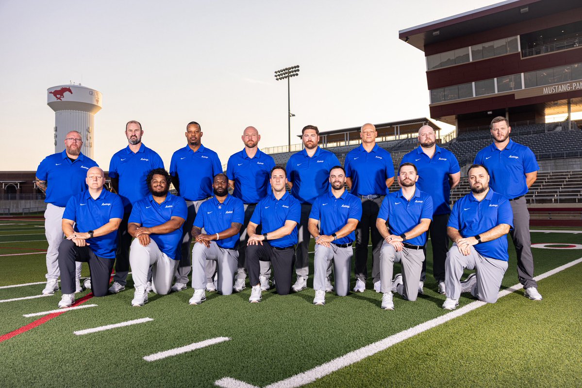 coachrsmith12's tweet photo. Happy National Coach’s Day! Thankful for these men who primary goal is to develop better men! @GHSMustangsFB 
#StangStandard https://t.co/PhmOQnpzdg