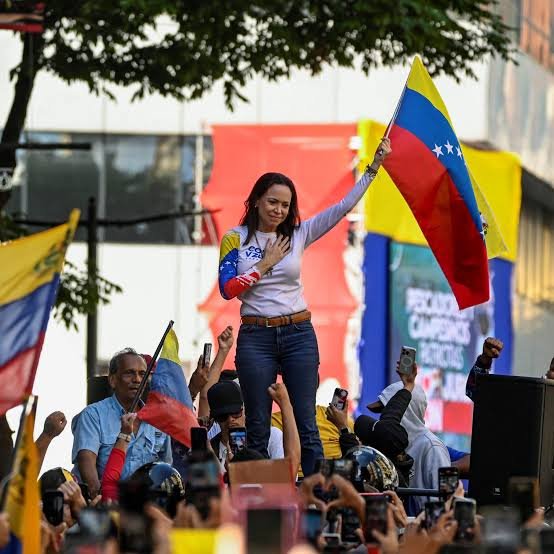 polymarketenesp's tweet photo. 🇻🇪 | ÚLTIMA HORA — Vente Venezuela asegura que el regreso de María Corina Machado al país podría producirse en cuestión de horas. https://t.co/NpaU1hsWu6