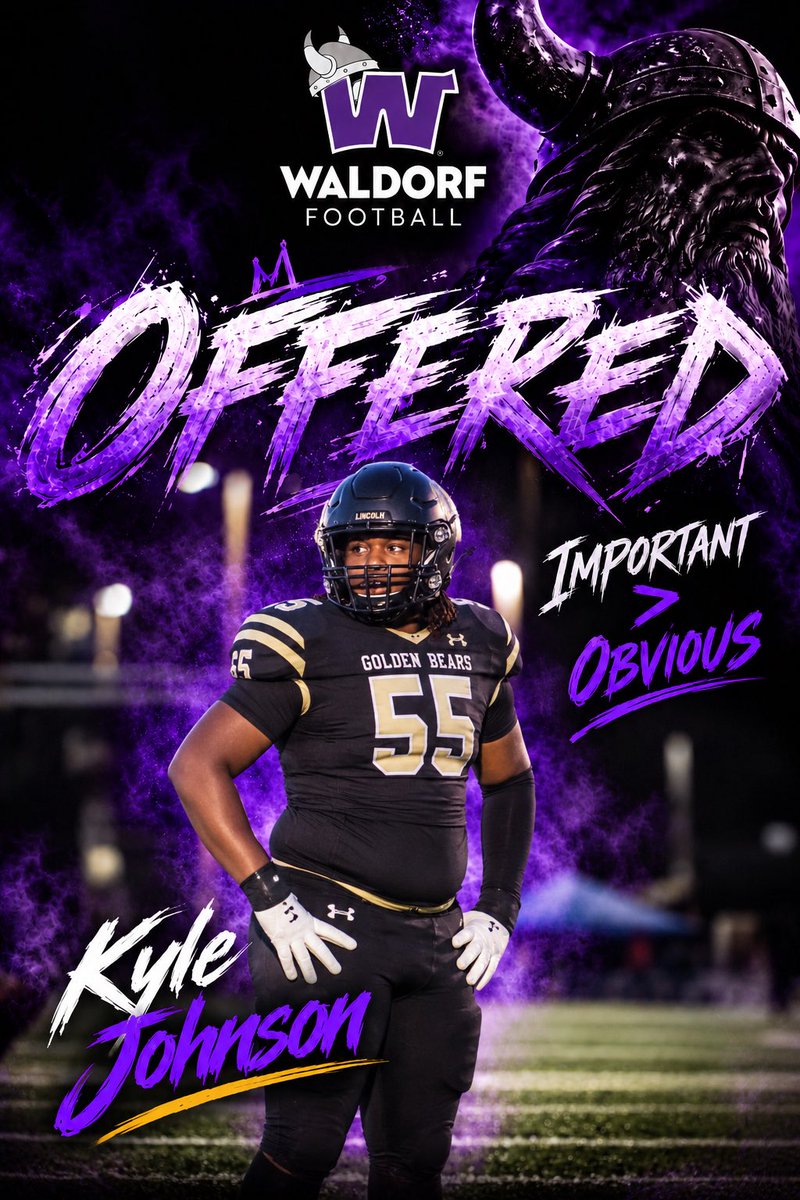 Kyle_Johnson30's tweet photo. After a conversation with @CoachGrayG I’m blessed to receive another offer from Waldorf University #gowarriors @PPRecruits @cjenks1279 @RecruitLincoln1 @JusticeOwens23 @b_henderson55 @DexPreps @GoMVB @Alabama_Varsity @UnLockYourGame_ @BamaPrepsFB https://t.co/5fheXR0uYs
