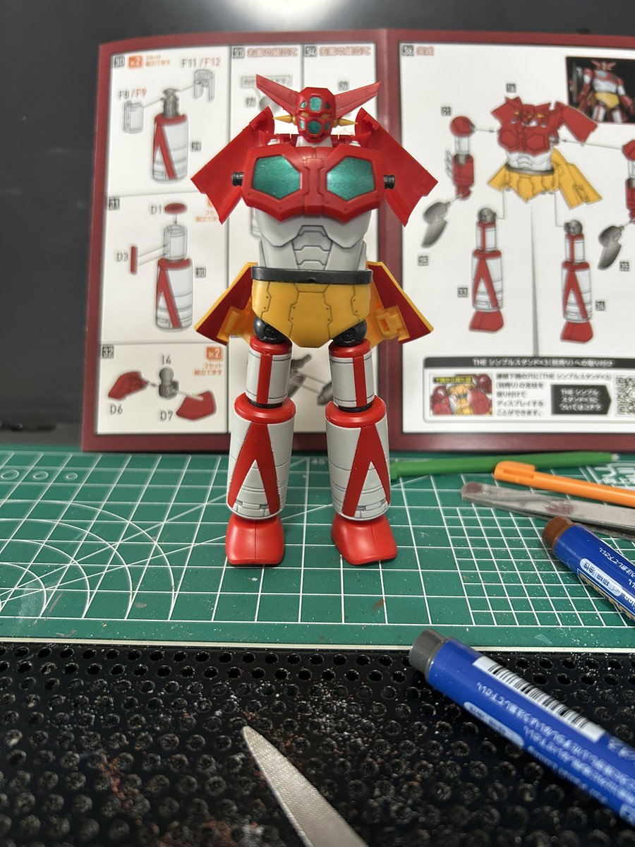 hokka_patch's tweet photo. ゲッター組んでる https://t.co/knQOvPGyDy