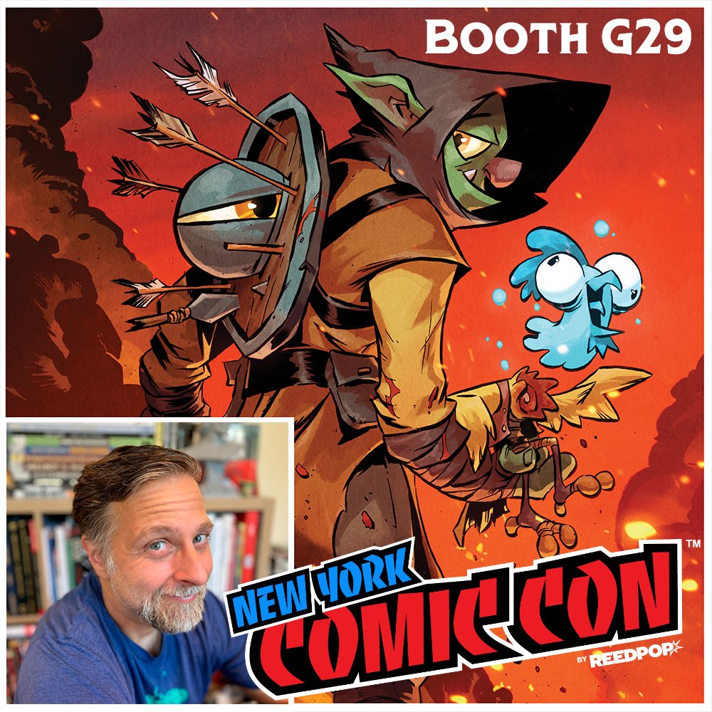 2dbean's tweet photo. New York Comic Con! https://t.co/swJB1fZULB https://t.co/Px9RfoCK2Y
