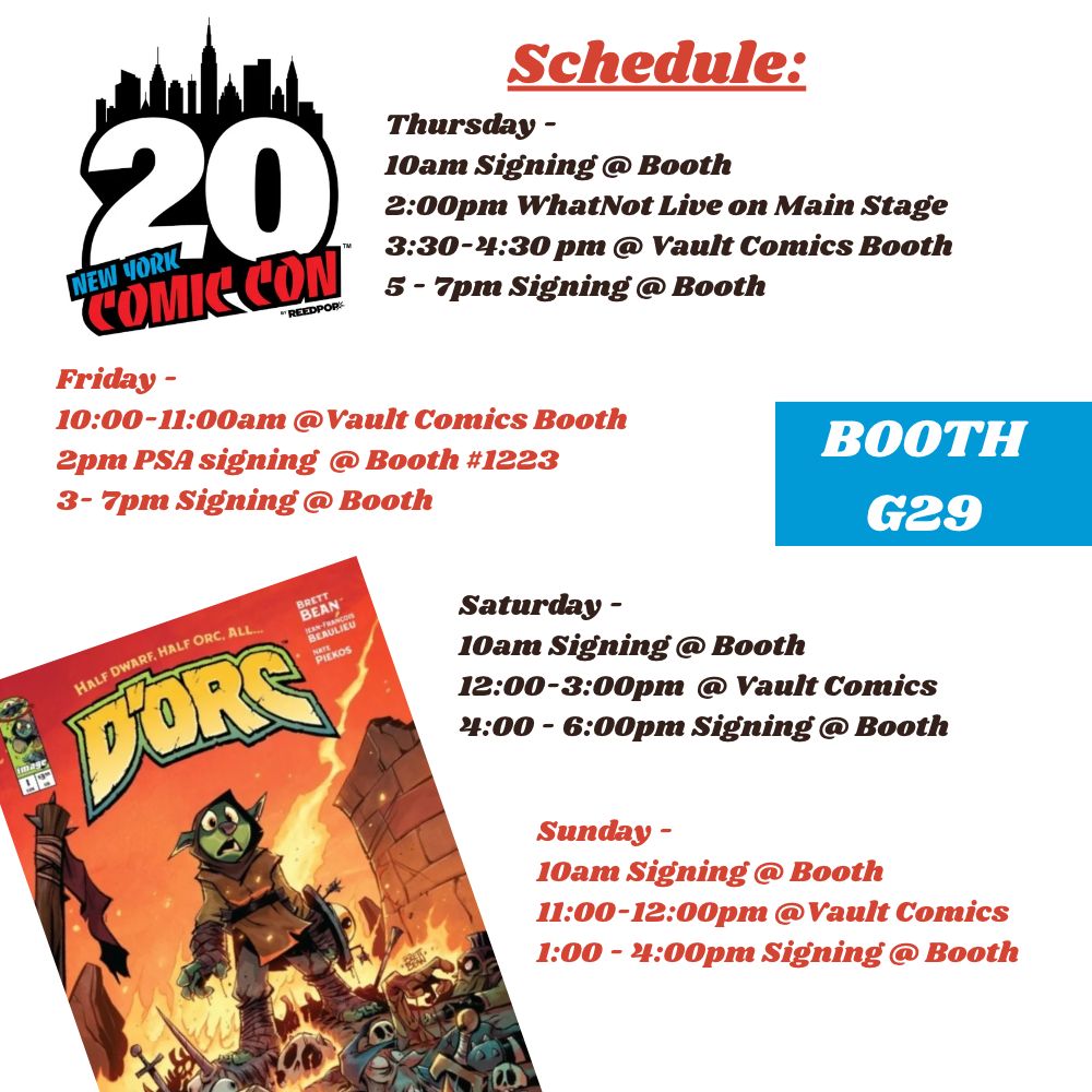 2dbean's tweet photo. New York Comic Con! https://t.co/swJB1fZULB https://t.co/Px9RfoCK2Y