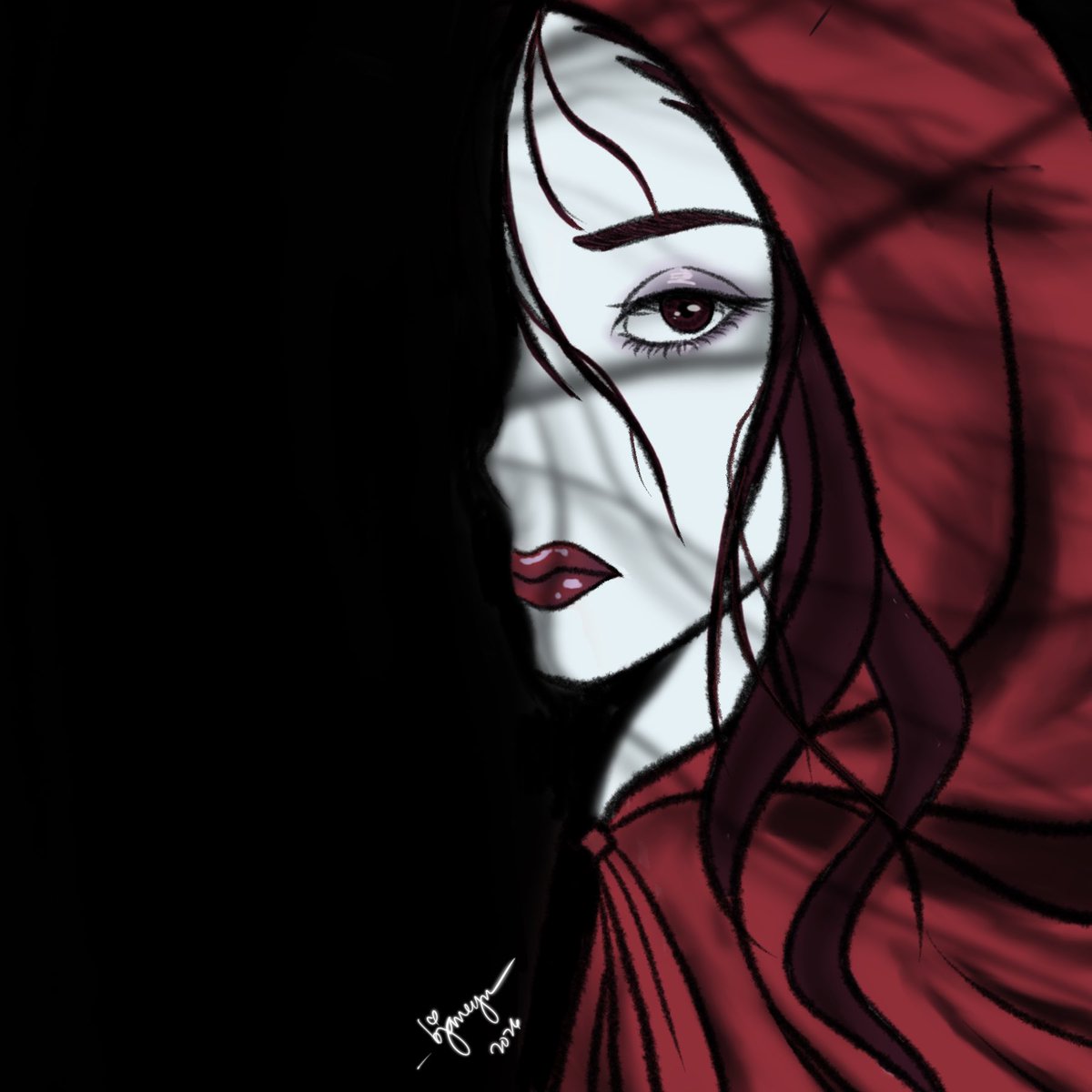 BJane_Yu's tweet photo. Day 6: RED RIDING MISSUNDERSTOOD
Inspiration: “MIITO Movie Part1” by @DPRIAN_
#dreamtober2026 #dpr #dprian #jiniedraws https://t.co/9dFHCsKkqs