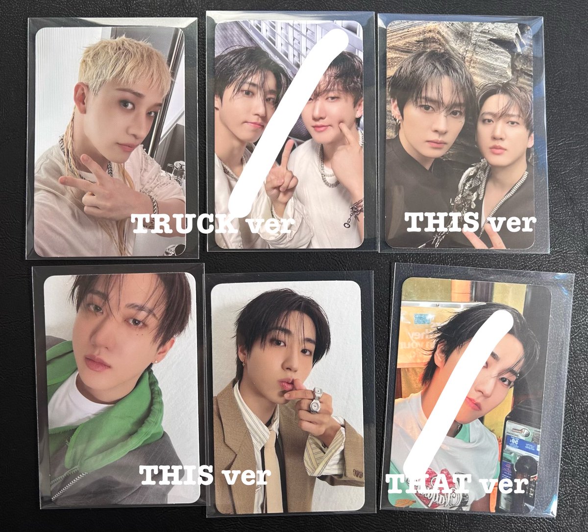 mm10ts's tweet photo. StrayKids スキズ This&amp;That 封入 ユニット トレカ 店舗特典 HMV aradin MAKESTAR メクス 

譲→①②③④
バンチャン リノ チャンビン ヒョンジン ハンジソン フィリックス スンミン アイエン
🐺🐰🐇🥟🐿️🐥🐶🦊

求→リノ🐰💛
激求 ミュープラ

同異種検討します。

郵送での交換希望です📮 https://t.co/dh9wA7owdp
