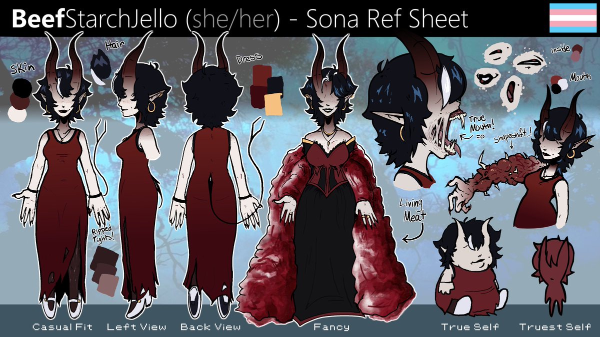 beefstarchjello's tweet photo. NEW BeefstarchJello Sona Ref Sheet!

MUCH Happier with how my lil representative demon came out. https://t.co/WSEWqJxlMl