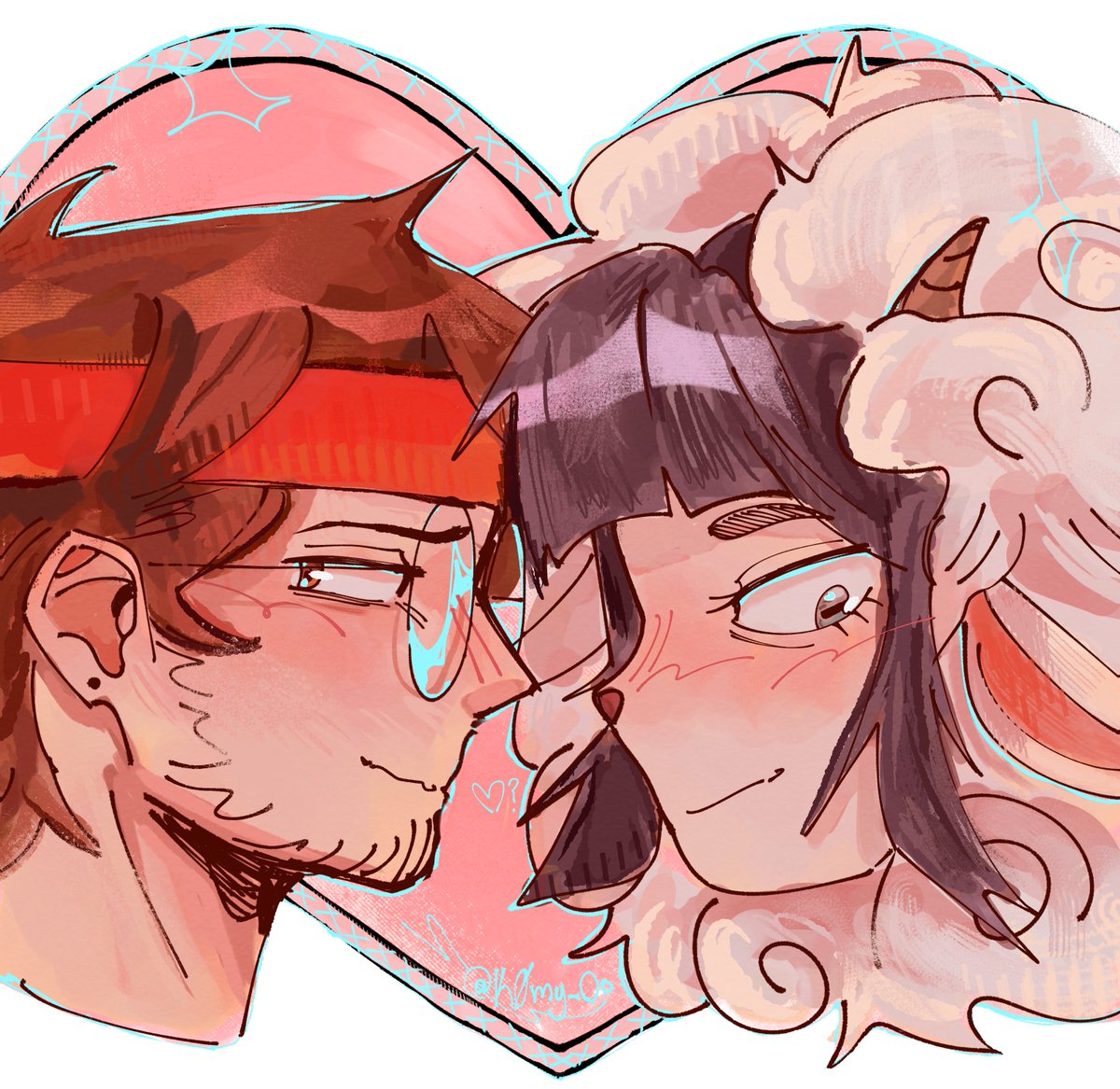 KOmy_0o's tweet photo. ellos son mi endgame 🙏🦦🐑
#bossdrunk #Dedsafio4fanart https://t.co/4eD27C33zN