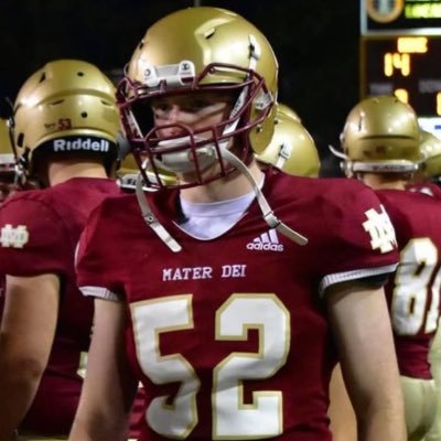INDSportsReport's tweet photo. After a strong sophomore season, Evansville Mater Dei's Nolan Reising is cementing himself as one of the premier defensive linemen in southwestern Indiana. 
@MaterDeisports @NolanReising 
https://t.co/WhZ1xtzglF https://t.co/V0JgBuy5cG