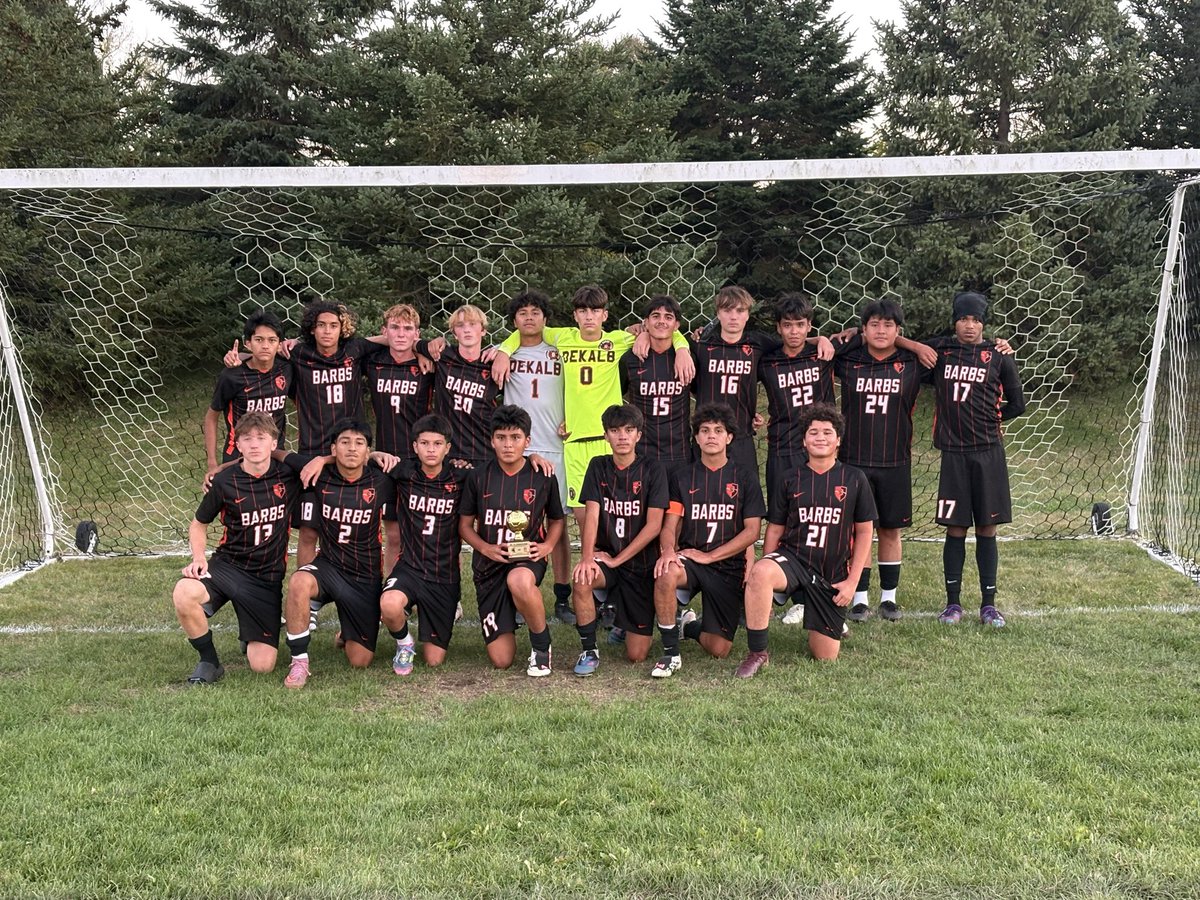 DkbSoccer's tweet photo. The Barbs defeated the Spartans in this years El Classicocorn matchup. https://t.co/rbdZUlH0Ug