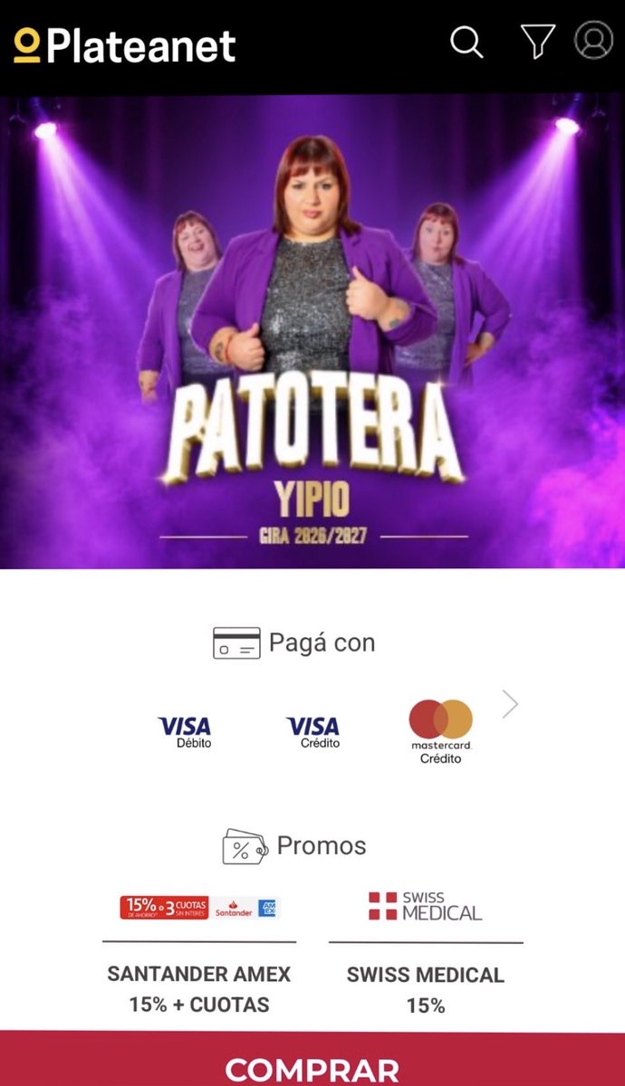 lamasdorada's tweet photo. 🇦🇷✨ YIPIO LLEGA A ARGENTINA!
El próximo 23 de octubre se presentará con su show “Patotera”. 🎤  Las entradas ya están a la venta 🎫 #granhermano #Yipio https://t.co/icb3JUmxnR