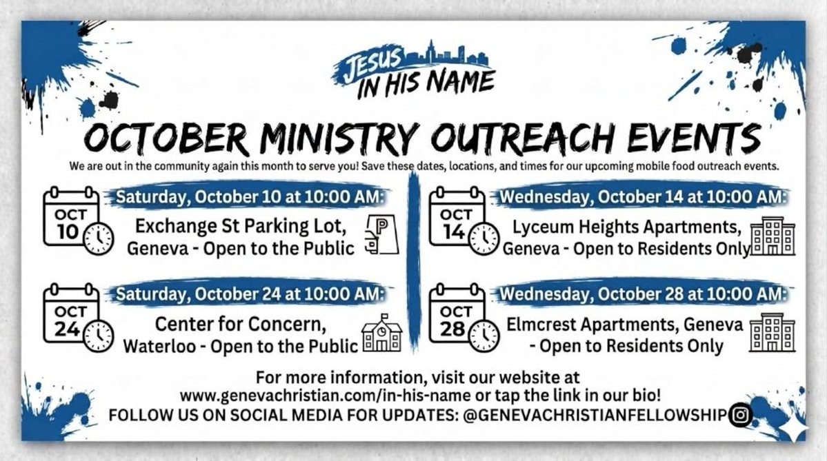 GCF5830's tweet photo. "In His Name" mobile food outreach is hitting the road, bringing fresh bread, produce, and dairy products to those in need. Visit https://t.co/4G6mn45yaI or tap the link in our bio!
#InHisName #GenevaNY #WaterlooNY #CommunityOutreach #MobileFoodPantry #GenevaChristianFellowship https://t.co/P1d0VOPlVM