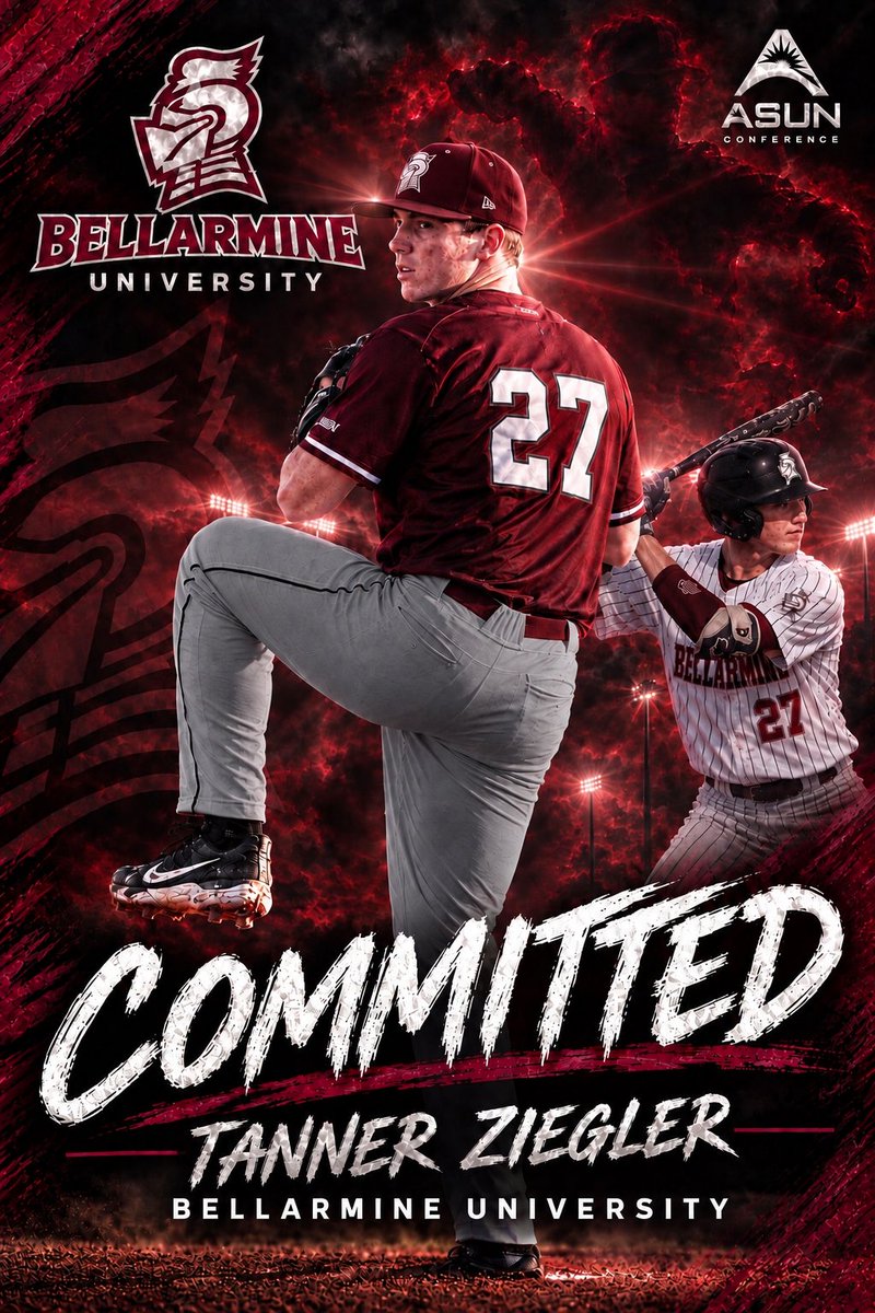 tannerziegler27's tweet photo. I am extremely proud and excited to announce my commitment to continue my academic and baseball career at Bellarmine University!

For as long as I can remember, I’ve dreamed of playing baseball at the D1 level, getting a great education, and having my family and friends there to watch me play. I’m incredibly thankful to say that dream is becoming a reality.

There are so many people who have helped me get to this point. @HeadTodd14, @NickShumate_AP, Kyle Labar, @jacksonwhite_17, @matimbo5, and @LouOttBaseball — thank you for challenging me, believing in me, and always pushing me to be better on and off the field.

To every teammate I’ve had at J-Town Strike, Louisville Cyclones, Louisville Vipers, USA Prime Central Scout, JCTMS, and Louisville Male — thank you for being part of my journey. I’ve learned something from every one of you, and I’m grateful for all the memories along the way.

Mom, thank you for always supporting me and being there through every step of this journey. I love you!

Dad/Coach, I wouldn’t be where I am today without you. You’ve been by my side from the beginning, teaching me, guiding me, pushing me, and believing in me every step of the way. I’m lucky to have you as both my dad and my coach. Love you!

Finally, @The_Skip_17, @RGoldschlag, and @VinceTornincasa — thank you for believing in me and welcoming me into the Bellarmine family. I’m extremely grateful for this opportunity and can’t wait to get started!

Go Knights! ⚾️⚔️
#SwordsUpBU 
#BellyBoys 

@PrepbaseballKY 
@JamieTessoff 
@MaleHSBaseball1 
@USAPrimeScout27 
@BUKnightsBSB 
@15ttingle 
@PPL_Lou
