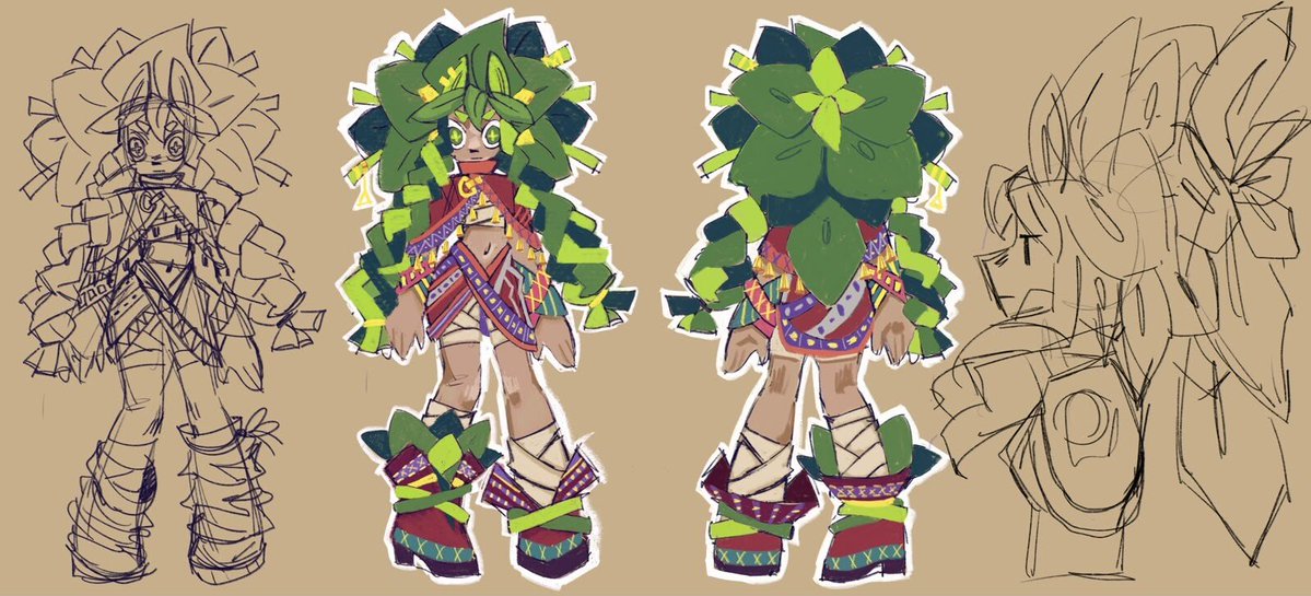 akkiwiy's tweet photo. i love my plant dnd girl. here's her final_final design! https://t.co/JxMFdDZYea