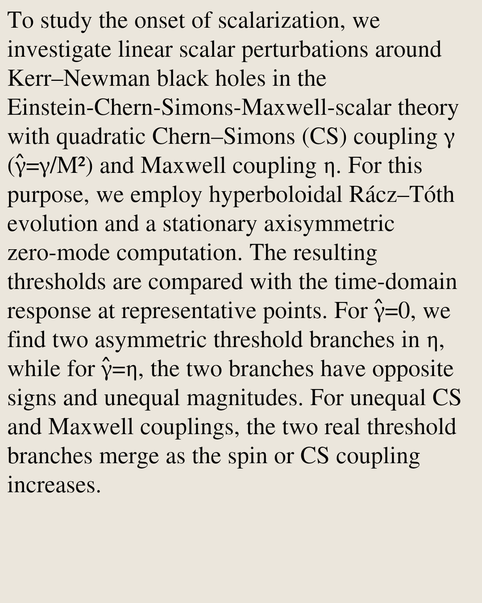 RelativityPaper's tweet photo. Time-domain analysis of scalar perturbations of Kerr–Newman black holes with Chern–Simons and Maxwell couplings

Yan-Ming Chen, Hyat Huang, Meng-Yun Lai, De-Cheng Zou, Yun Soo Myung, Ming Zhang
https://t.co/Z50twNJlFd [𝚐𝚛-𝚚𝚌] https://t.co/lOhXsbFb8M