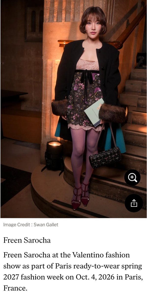 freenguides's tweet photo. Stars Are Fueling Valentino’s Rockstud Renaissance

🔗https://t.co/3h7Xapm5k7

#ValentinoSS27xFreen
#ValentinoAntibiblioteca
#ValentinoGaravani
#srchafreen
#PFW

@srchafreen
@MaisonValentino
@ValentinoTH https://t.co/8pObM7S4fo