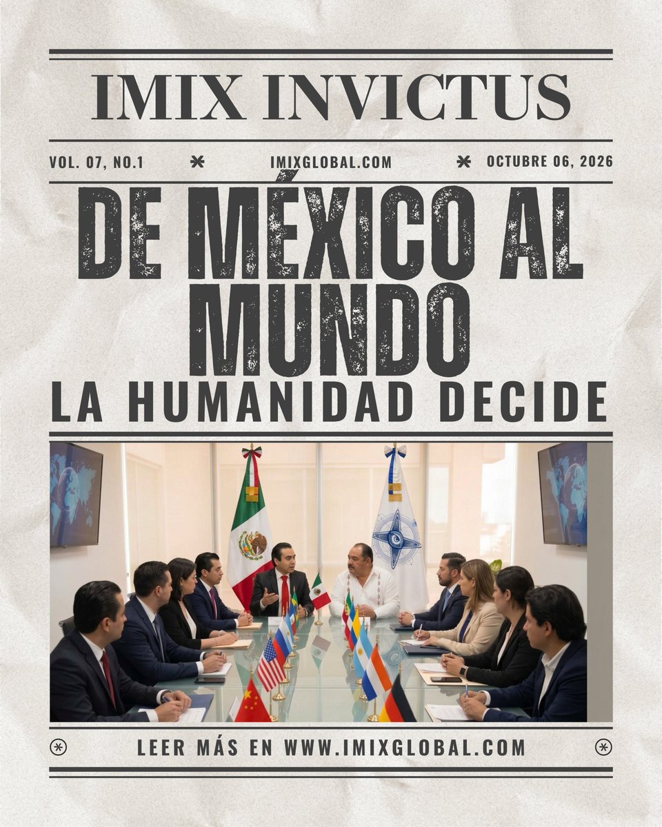 imixglobal's tweet photo. 🌎 LA MESA ESTÁ ABIERTA.

México da el primer paso: el Dr. Federico Vidal, Presidente de IMIX, y Marco Antonio Castro Benítez, Guardián de los Símbolos Patrios, se unen para invitar a la humanidad a co-crear la Unidad Planetaria.

🇲🇽 Raíces fuertes.
🌌 Visión de Civilización Tipo I.
🤝 Un solo mensaje: la humanidad decide.

¿Te sumas? 👉 https://t.co/jEjrfHLWqu

ONU México Gobierno de México Cámara de Diputados - H. Congreso de la Unión Senado de la República Secretaría de Gobernación

@UN @CNNMex @El_Universal_Mx 

#IMIX #UnidadPlanetaria #MéxicoAbreCamino #DiplomaciaDeSistemas #CivilizaciónTipoI