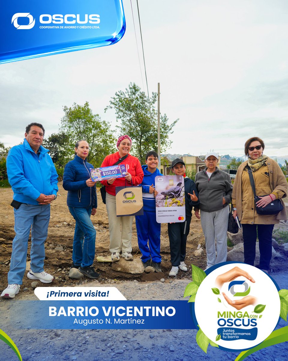 CoopOSCUS's tweet photo. Un barrio se transforma con manos y corazones unidos. ๐๐ค
Nuestra primera visita al barrio Vicentino, en Augusto N. Martรญnez, nos recuerda que el cambio empieza en comunidad.
ยกSรบmate a Minga con OSCUS! Juntos transformamos tu barrio.
#OSCUS #MingaConOSCUS https://t.co/RL14rmz0rX