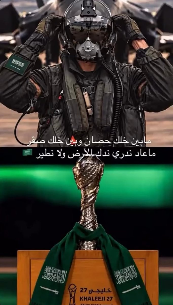 OmzyaD_17's tweet photo. مابين خلك حصان وبين خلك صقر
ماعاد ندري ندك الارض والا نطير 
🇸🇦🦅
❣️💚💚 https://t.co/sJ1uy8bfCv