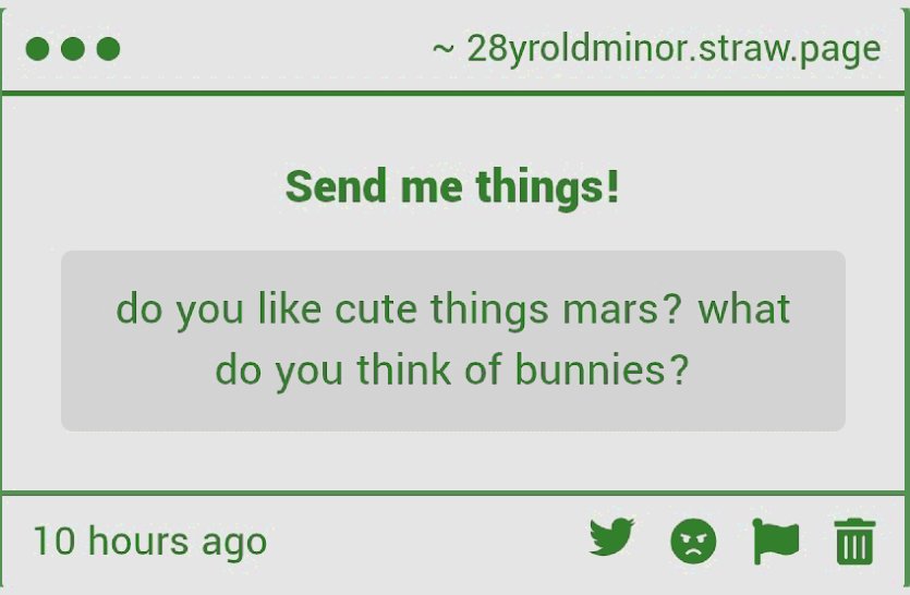 SREfugo's tweet photo. [ 💧 ]

Cute is objective..but I find myself drawn to things that I find are "cute". I'm quite fond of rabbits, they remind me of a coworker of mine.. https://t.co/faGEkzY8X8