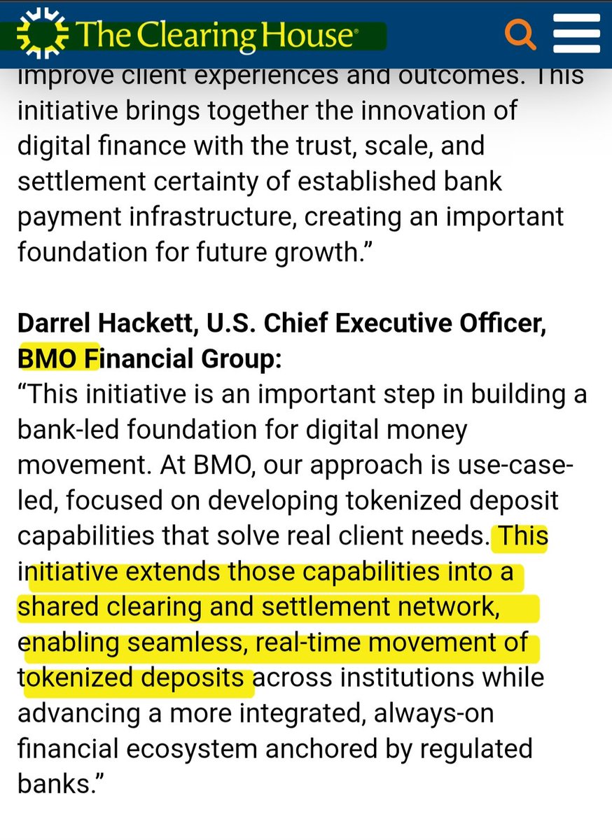 juicemanaboutit's tweet photo. GOOGLE x $QNT Confirmed?!!👀

Google’s GCUL (Google Cloud Universal Ledger) docs show a setup where the real money can stay offledger, while a clearinghouse keeps the tokenized balance on GCUL in sync.
TLDR; BMO (Major 🇨🇦 Bank) built its tokenized cash/deposit platform with CME (worlds largest derivatives marketplace) + Google Cloud.

Then BMO joined TCH and said the TCH network extends those capabilities into a shared clearing and settlement network.

And who did TCH choose for that network’s interoperability + orchestration layer?
💥💥💥💥Quant💥💥💥💥

Oh, and Quant already has a GCUL connector built and ready.💥

Earlier today I exposed the connection between TD  x Quant, and now I gift BMO x Google x Qnt 🫡 Two major Canadian Banks and Google. Breadcrumbs are insane with Quant.
